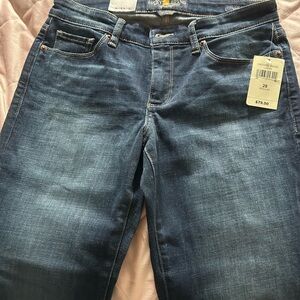 Lucky Brand Indigo Blue Mid-Rise Straight Jeans